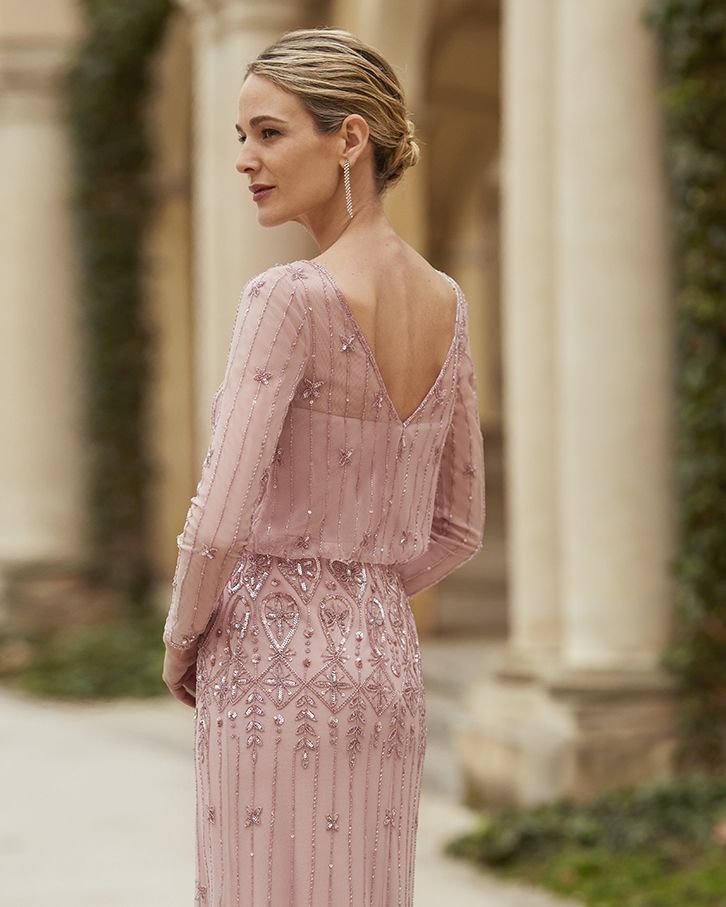 Vestidos de invitada rosas