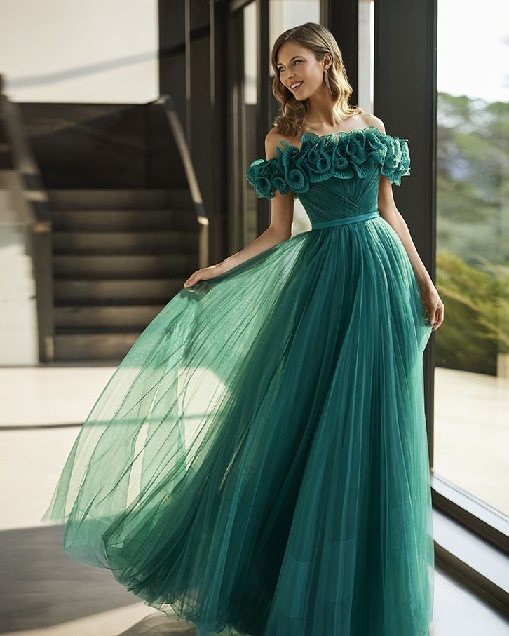 vestido con tul