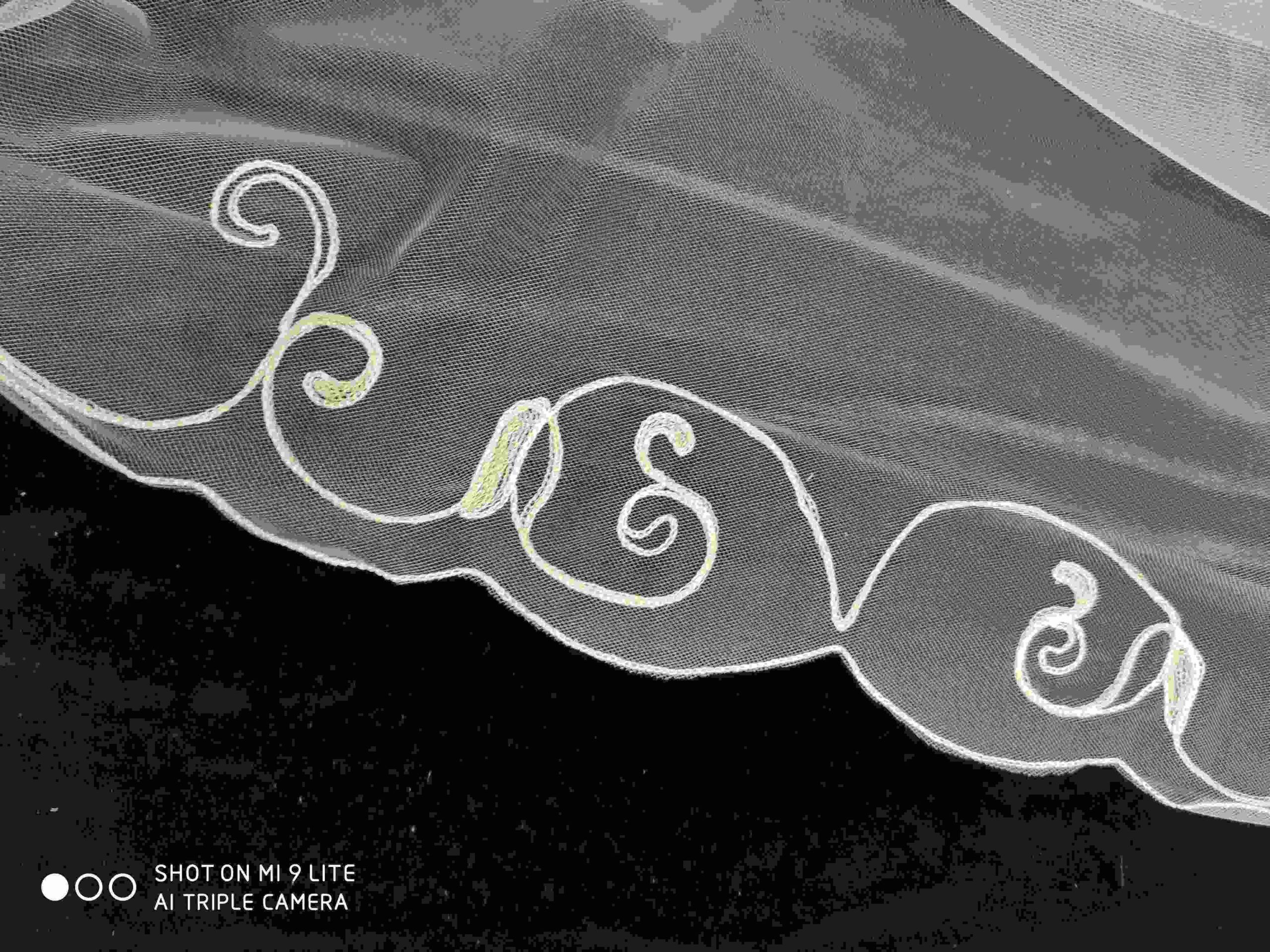 Velo ilusión marfil