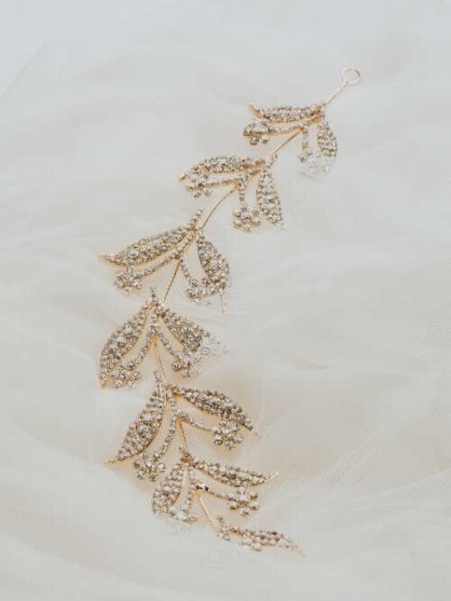 Tocado flexible hojas